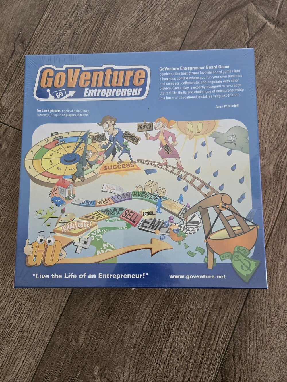 GoVenture Entrepreneur Board Game NEW Sealed | Discontinued